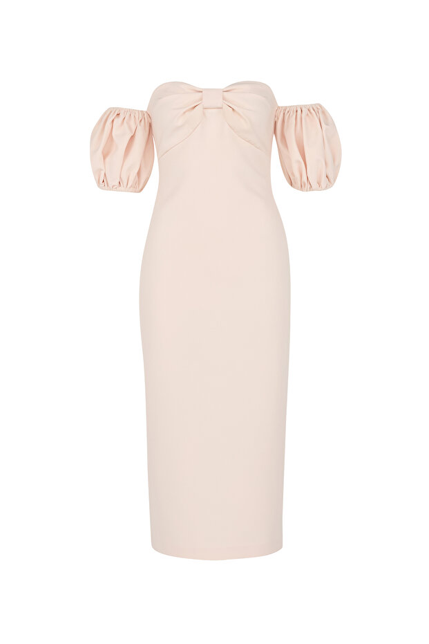 Rochie de damă bej - 5