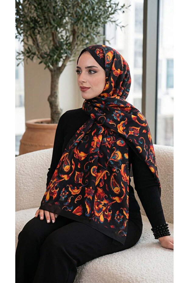 Patterned Soft Shawl - 090