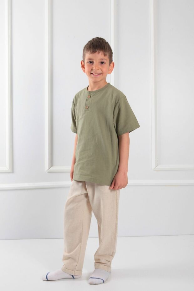 Natural Linen Children's Set