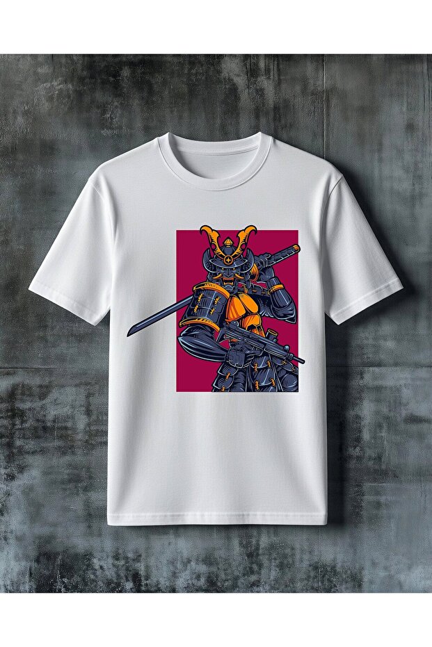 Samurai Karali Savasc Printed Oversize T-Shirt