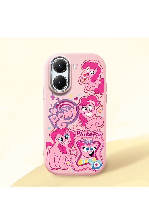 Poco X7 Pro Compatible Shock-Absorbing Camera Protected Pink Silicone Case