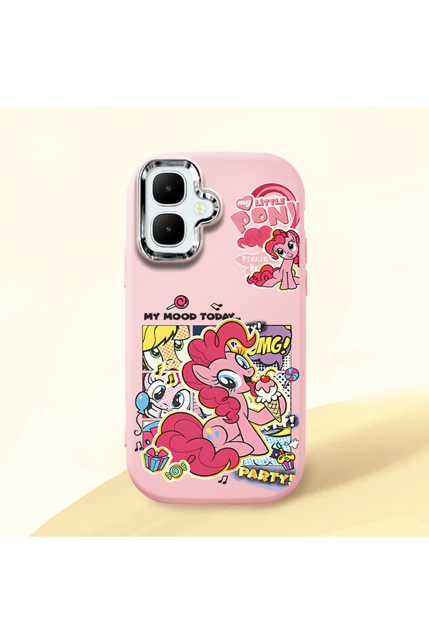Pink Silicone Case with Shock-Absorbing Camera Protections Compatible with Tecno Spark Go 2 (Km4)