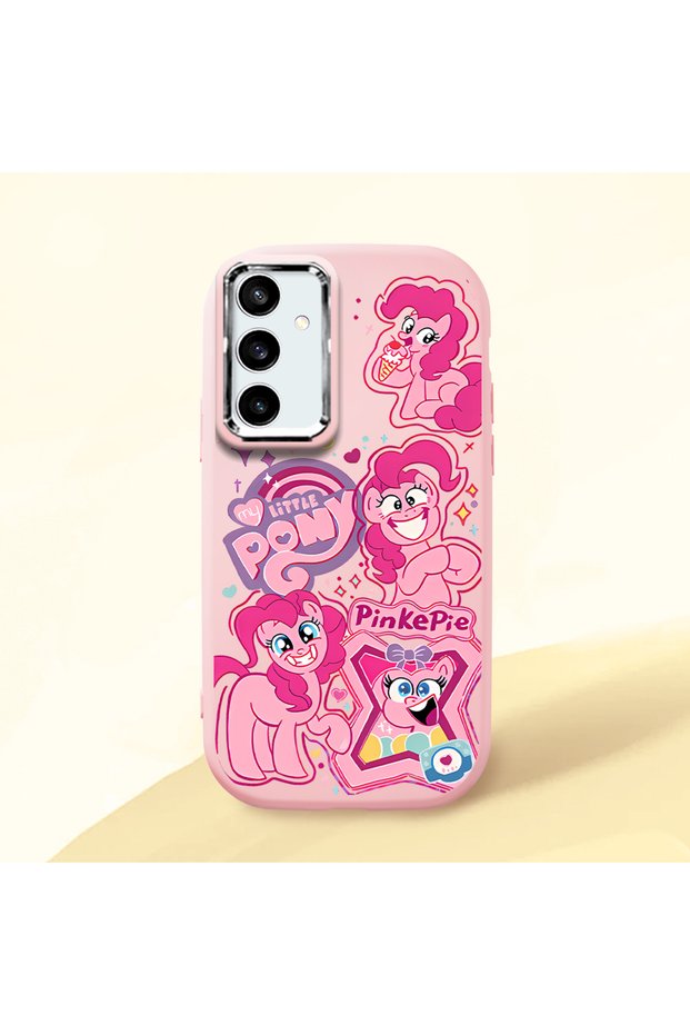 Pink Silicone Case with Shock-Absorbing Camera Protection Compatible with Samsung Galaxy S23 Fe