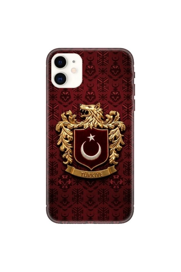iPhone 11 Bozkurt Turkish Patterned Camera Protected Case