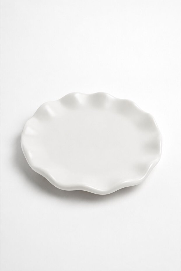 Wavy Edge Round Tray - 2