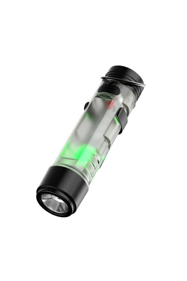 A Outdoor Rechargeable EDC LED Flashlight Clip-On Headlamp,Pocket Waterproof Flash Torch Light For .