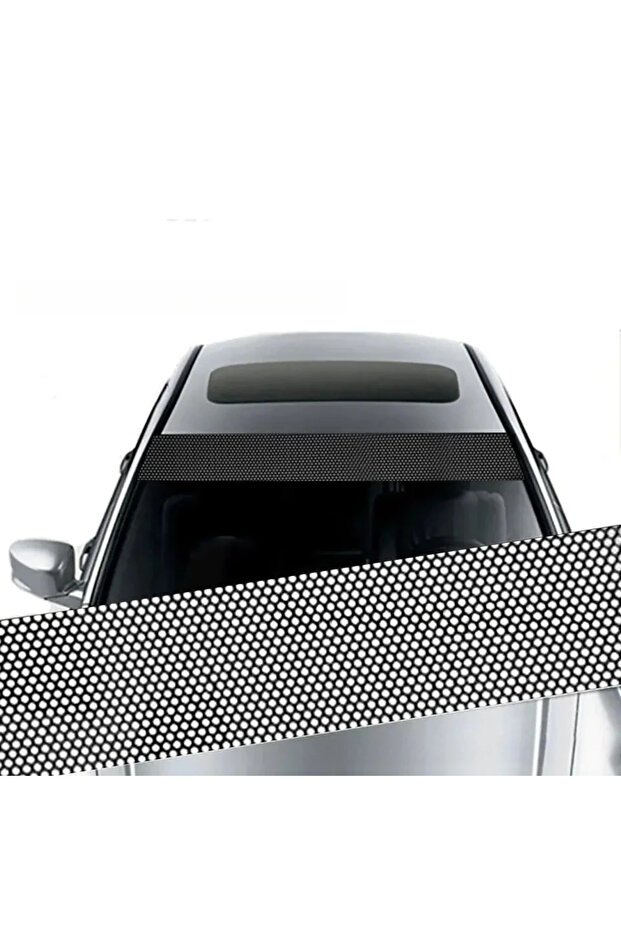 Glass-Mesh Black 1PC Car Sunshade Stickers Auto Front Windshield 3D Vinyl Film Rear Gear Sunshade De