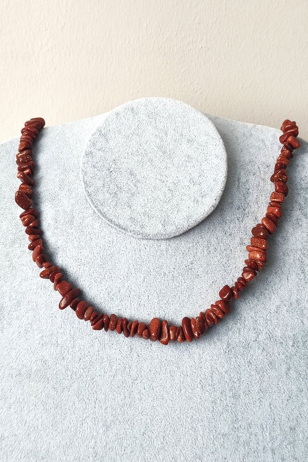 Certified Coffee Star Stone Natural Stone Necklace