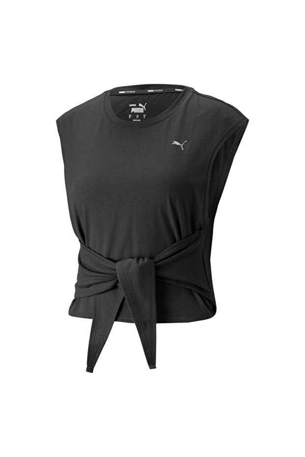 Women Studio Skimmer Training Tee - Black