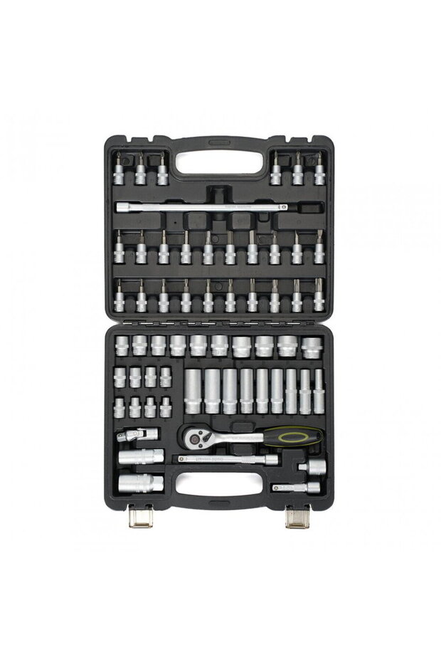 Multifunctional tool kit 61 pieces CTSM015, chrome-vanadium material