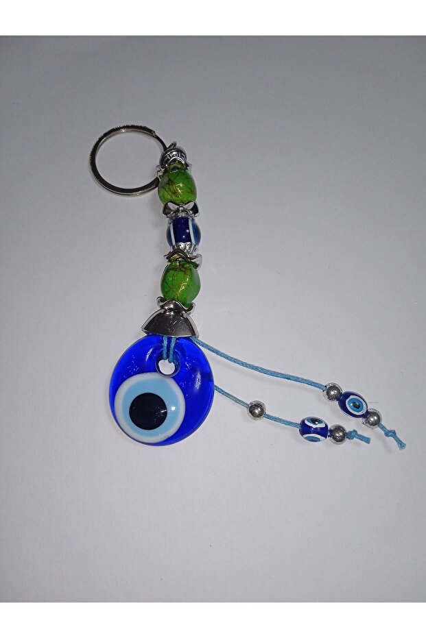 Handmade Beaded & Evil Eye Beaded Keychain 10 cm