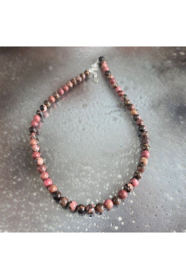 Colier rodonit Heartroot #103 - 1