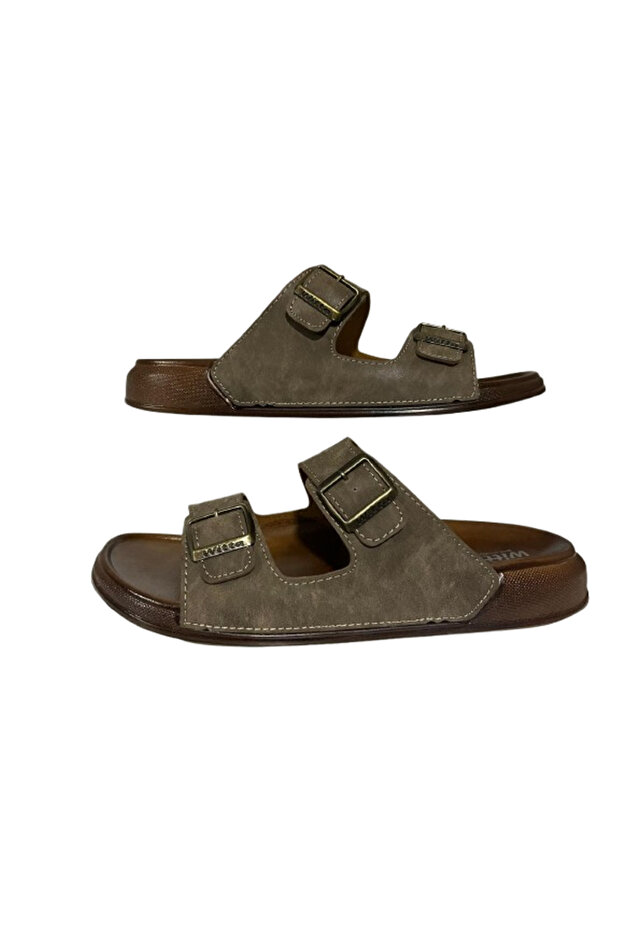 - Unisex Beige Orthopedic Non-Slip Sole Daily Slippers for Pool, Sea, Beach