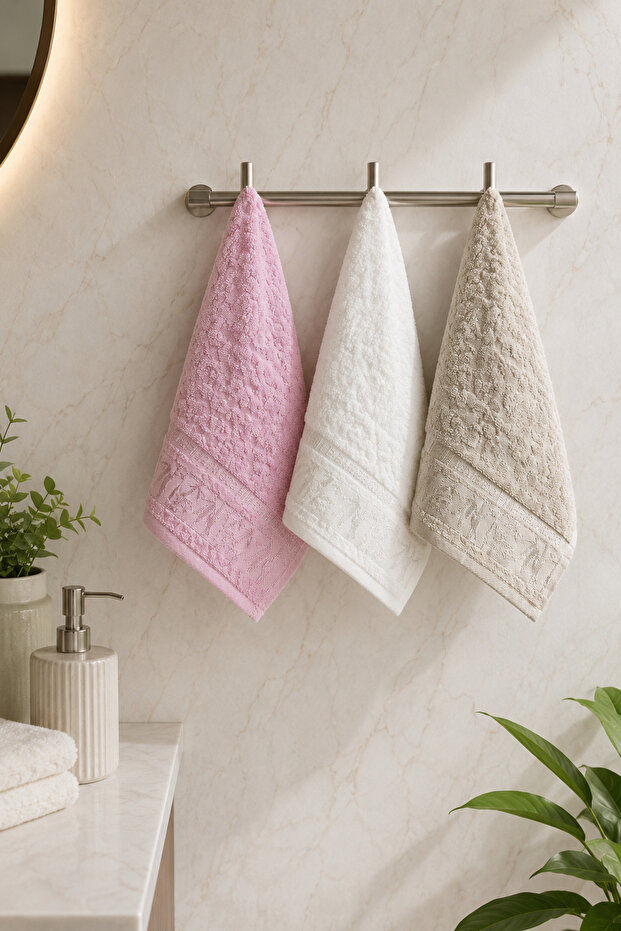 Bamboo Hand and Face Towel 30X50 cm | Premium Soft Towel for Kitchen and Bathroom