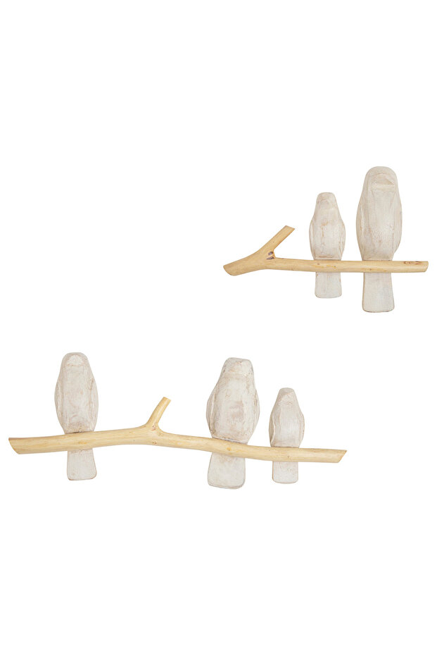 ديكور جداري على شكل سمكة البرش - عبوة من قطعتين