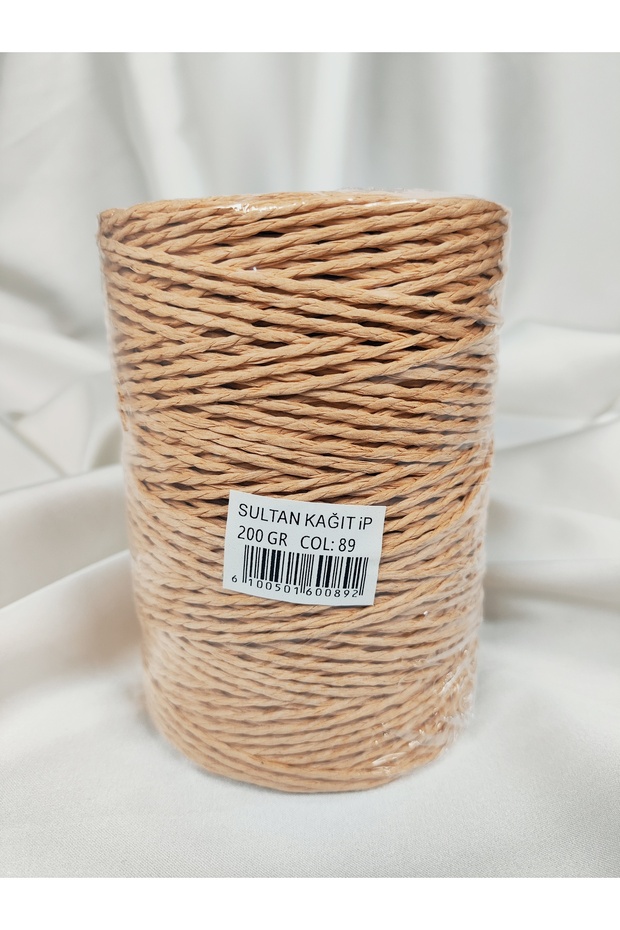 Paper Thread Hand Knitting Yarn 200Gr.-240Mt. (1 Piece) - Color: 89
