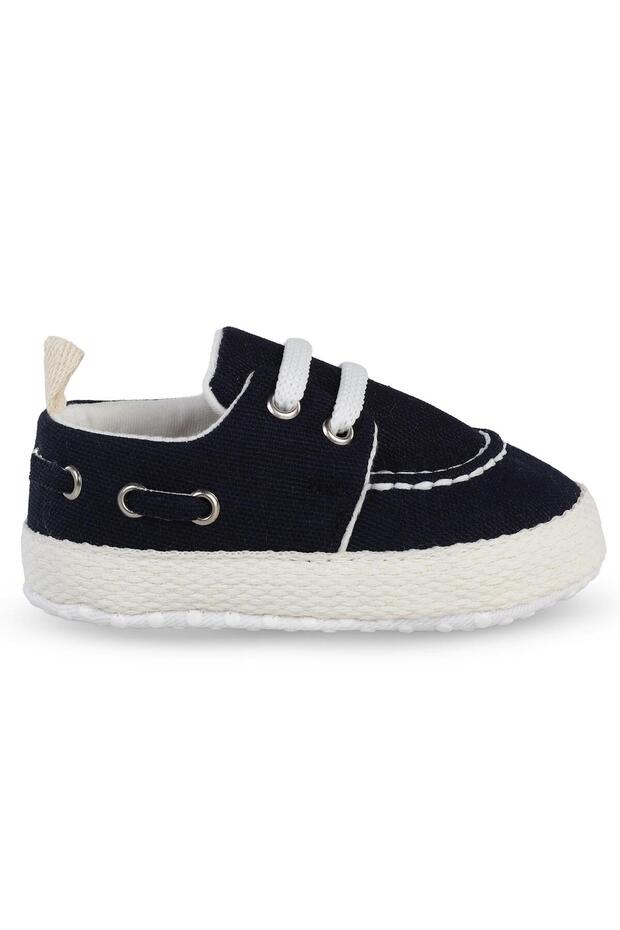 Size 17-19 Booties - Navy Blue