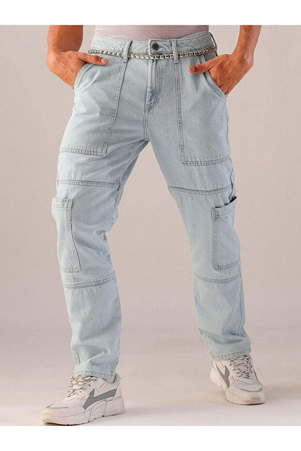 Men Dad Fit Solid Jeans