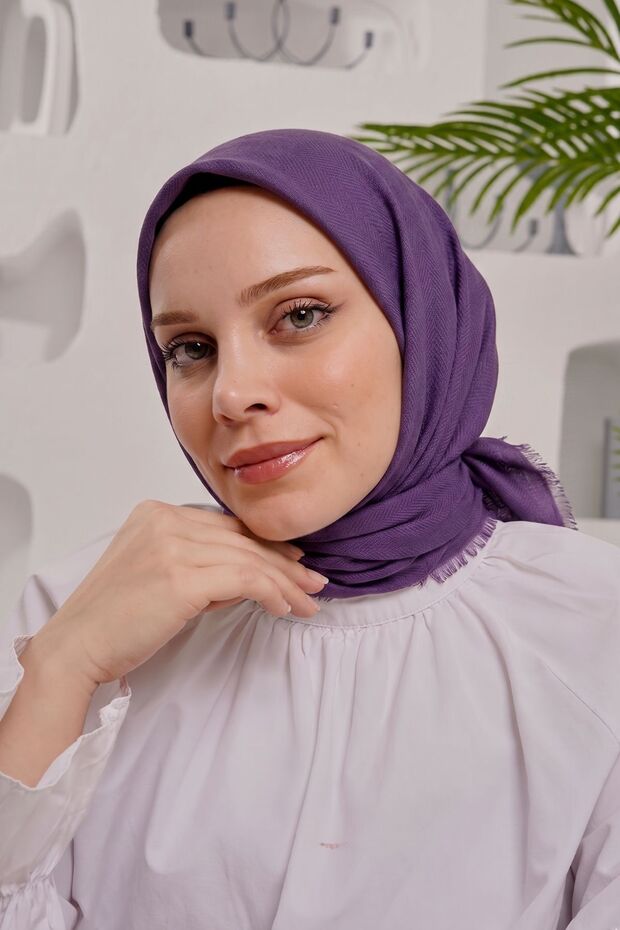 وشاح قطن لافندر