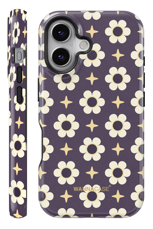 iPhone 17 Night Daisy Double Layer Essential Tough Phone Case