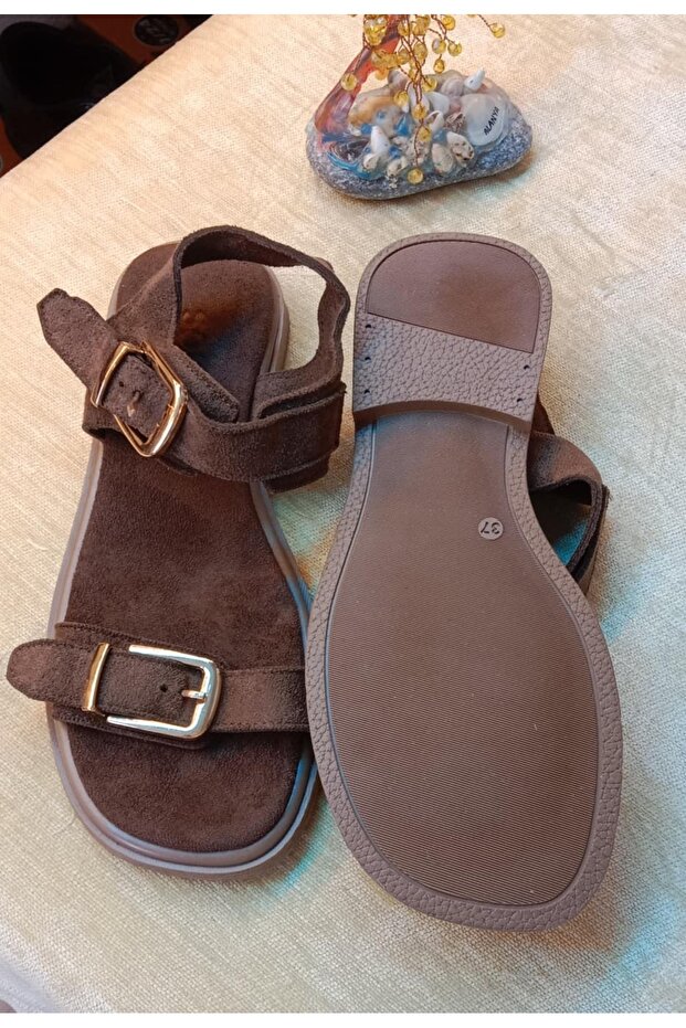 Double Buckle Summer Casual Comfortable Sandals - 3