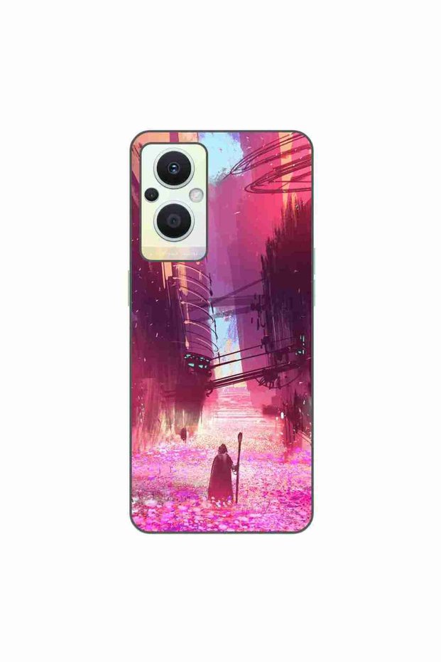 Case compatible with Oppo Reno7 Lite Silicone Gel Tpu Fantasy Wizard Pattern