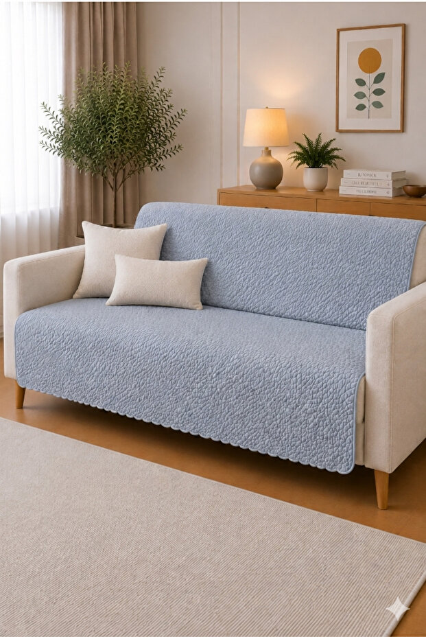 Soft Sofa Cover Indigo