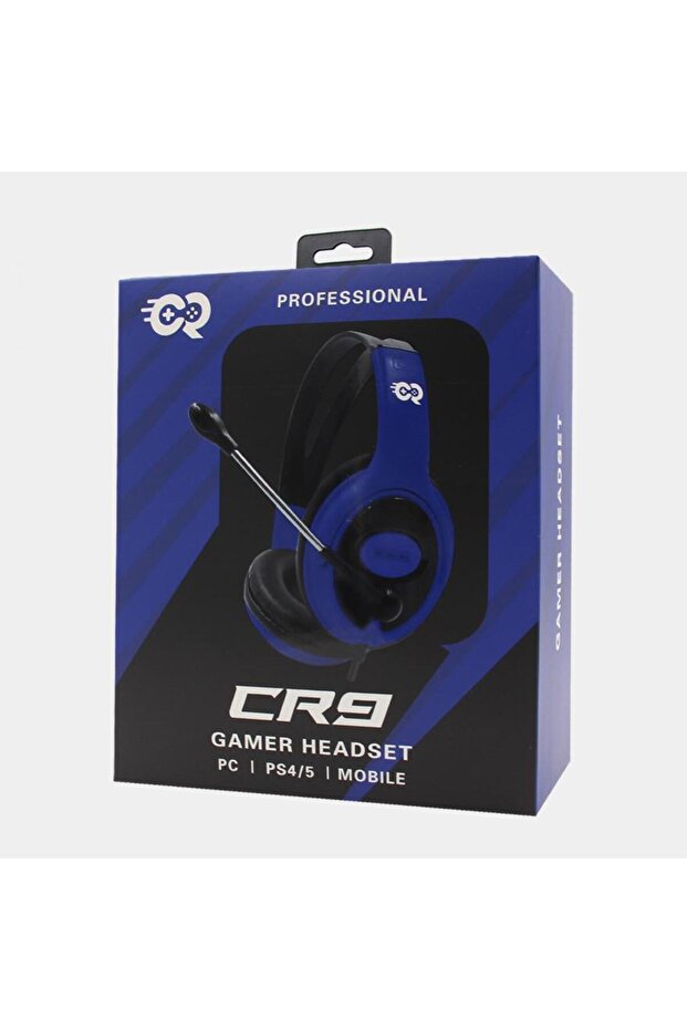 CR9 HEADPHONE WITH MICROPHONE FOR PS4/PS5/MOBILES ( PURPLE )
