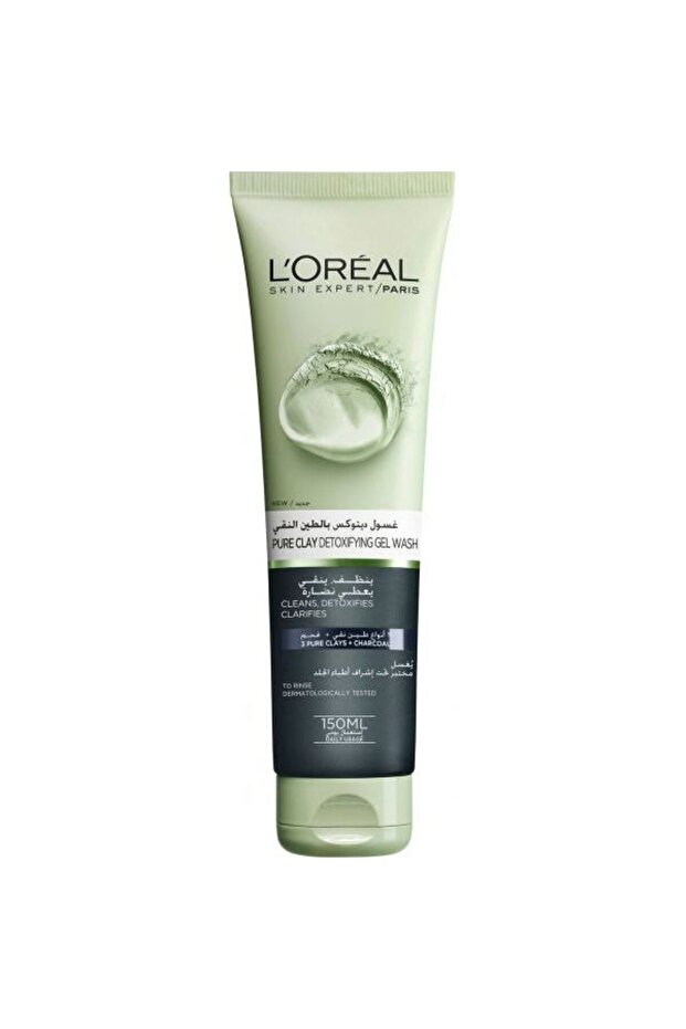 Pure Clay Gel Wash Charcoal Face Cleanser
