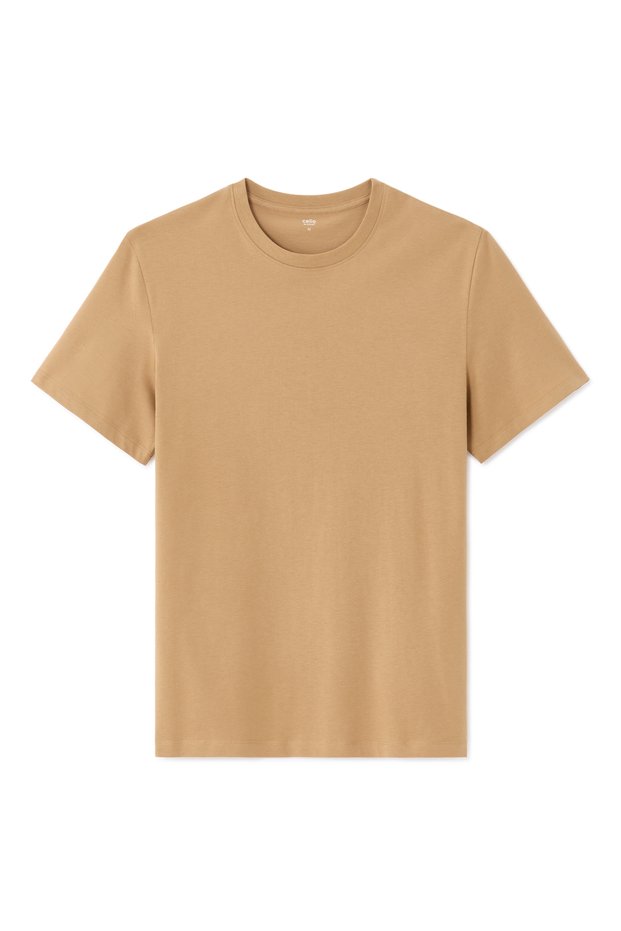 Tebase - Tricou din bumbac, Bej