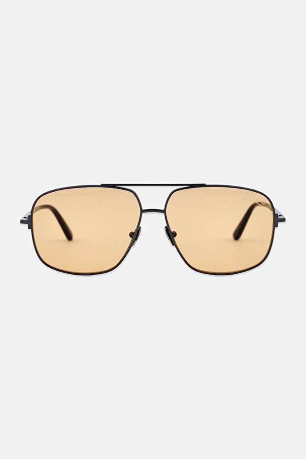Men FT1096 Aviator Sunglasses, Black
