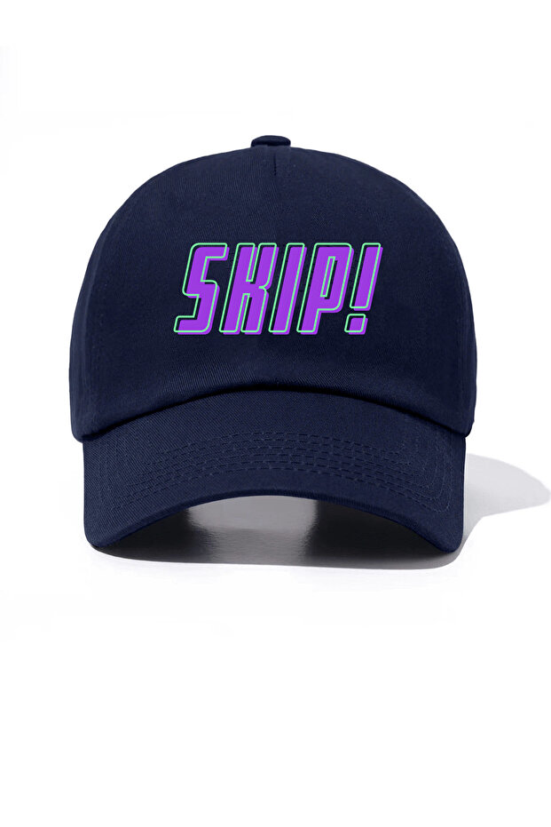 Skip! Printed Unisex Snapback Hat - 1
