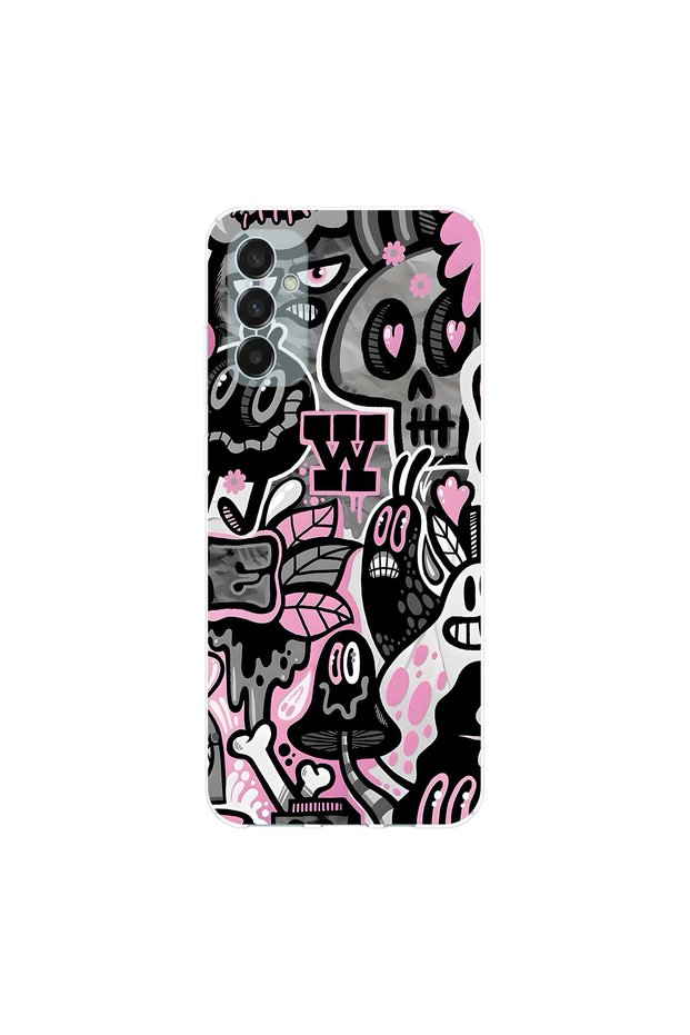 Samsung Galaxy M13 Compatible Graffiti 10 Design Transparent Case