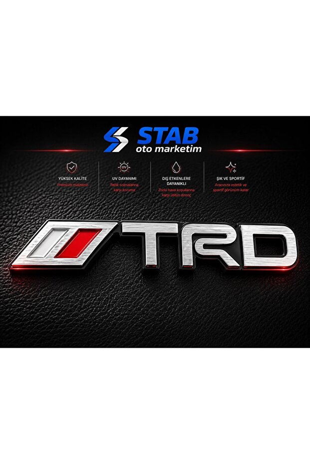 شعار TRD المعدني للسيارات