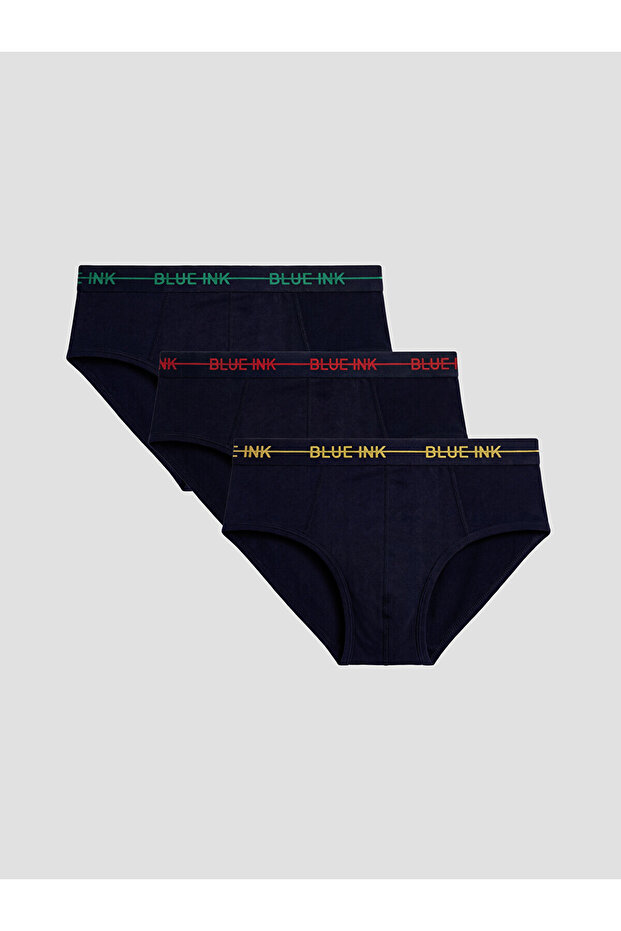 Nevavm Standard Fit Cotton Flexible Men's Underpants 3-Piece Set