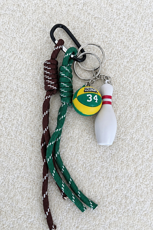 La'Graccio Paris Baseball Figure Keychain Charm Assortment