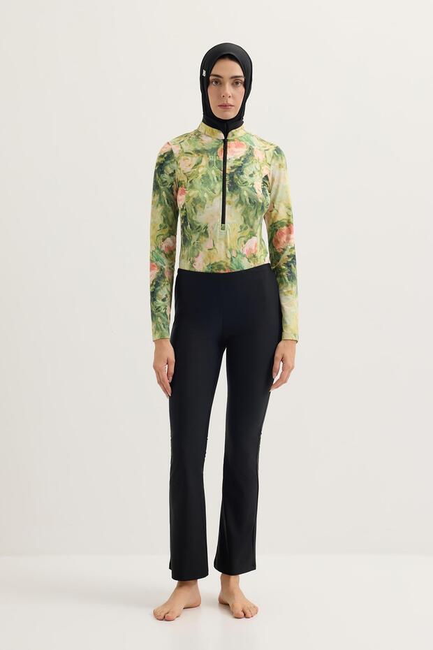 Hijab Swimsuit Trousers Black