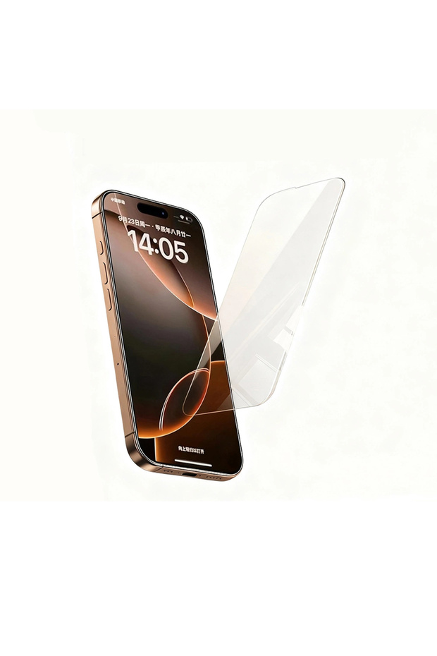 واقي شاشة زجاجي مقوى ثلاثي الأبعاد عالي الدقة لهاتف iPhone 16 Pro Max