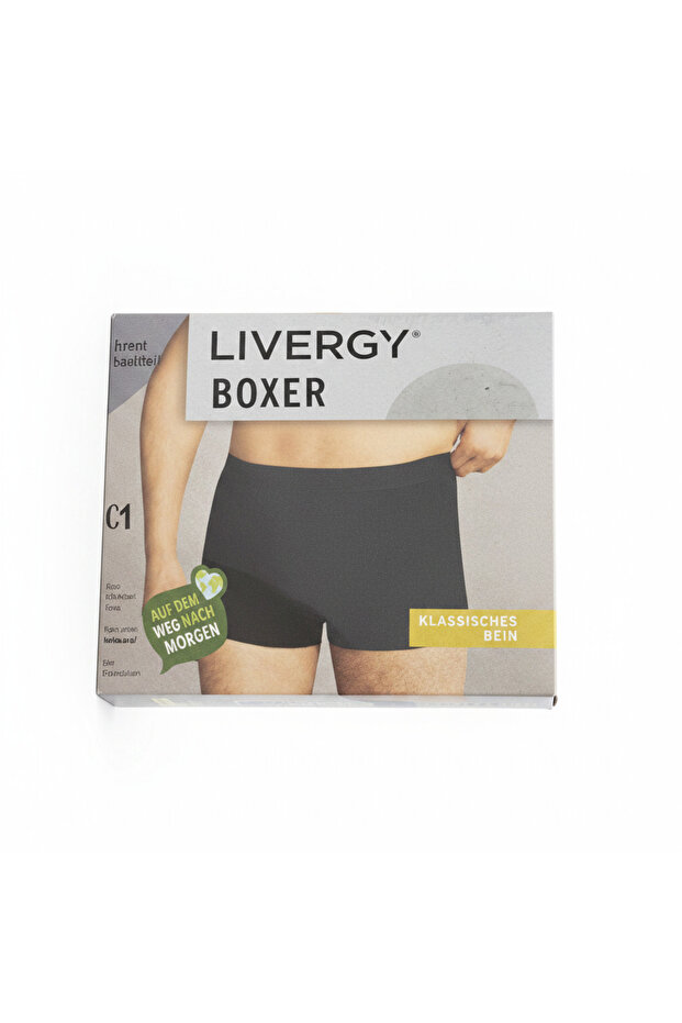 Men's Black Classic Leg Cotton Boxer Briefs