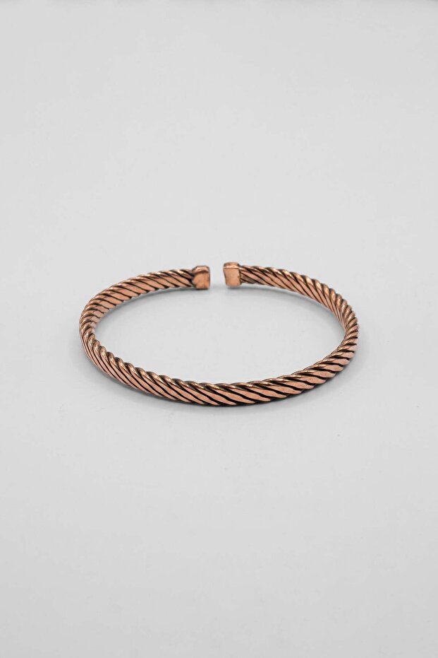 Unisex Handmade Copper Elegant Spiral Bracelet Copper