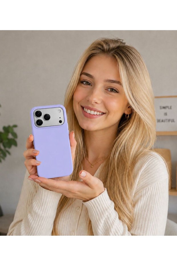 iPhone 17 Pro Max Case with Velvet Inside Screen and Camera Raised Launch Silicone Case and Cover