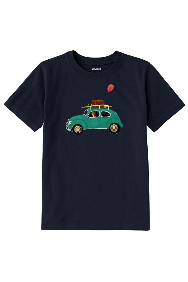 Kids' T-Shirt - Balloon Ride Car Design