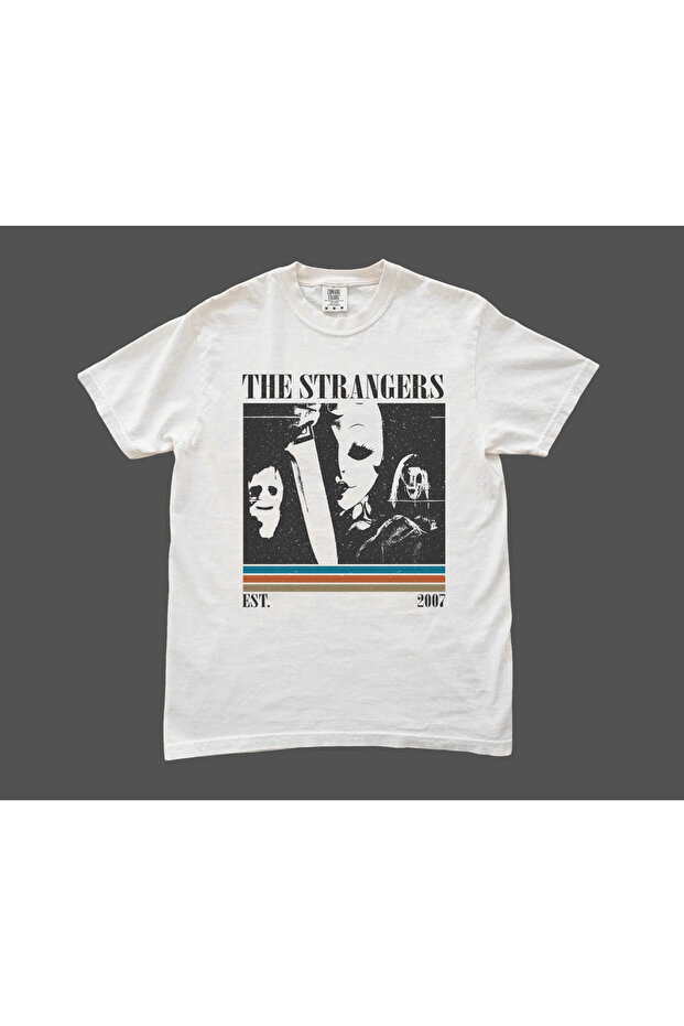 Strangers Printed Unisex Oversize T-Shirt