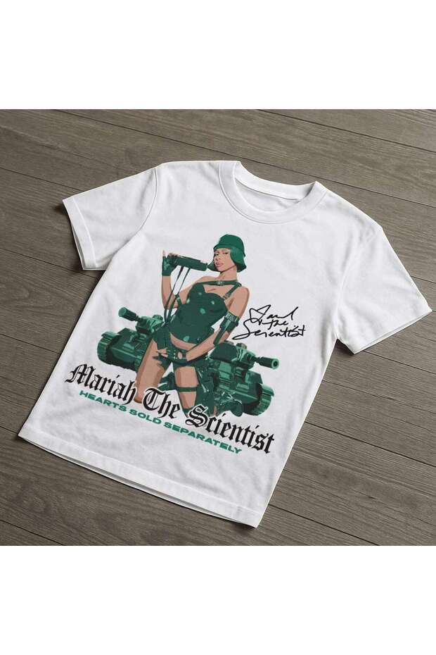 Mariah Scientist Printed Unisex Oversize T-Shirt