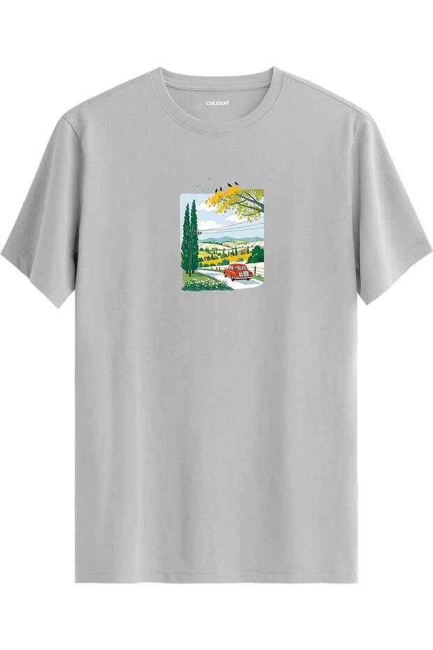 Countryside Road Trip Printed T-Shirt