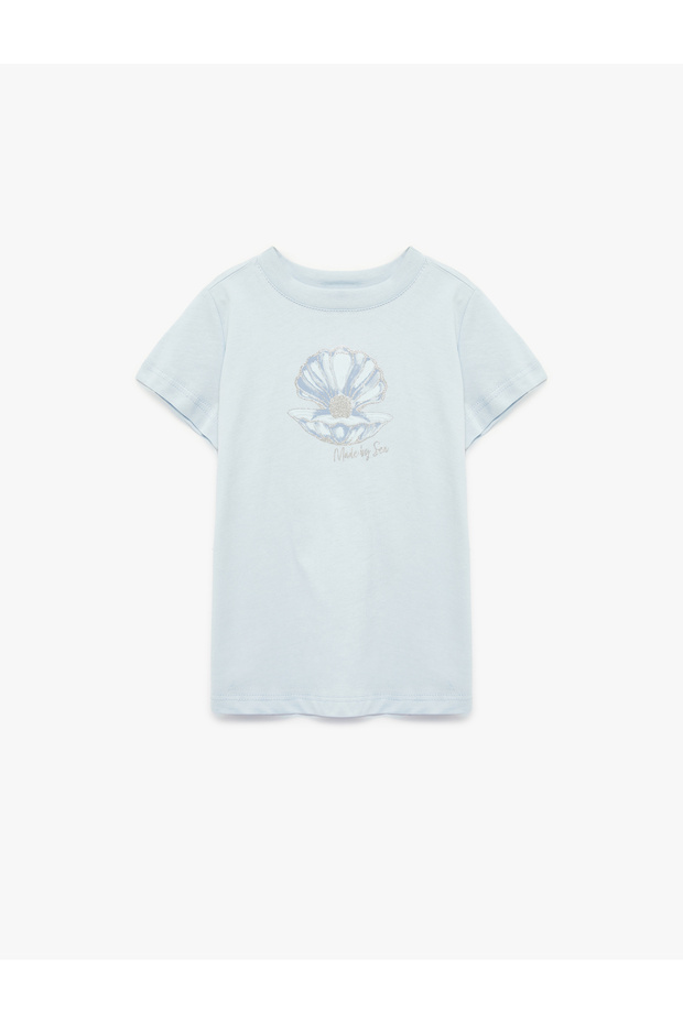 Cotton Crew Neck Short Sleeve T-Shirt
