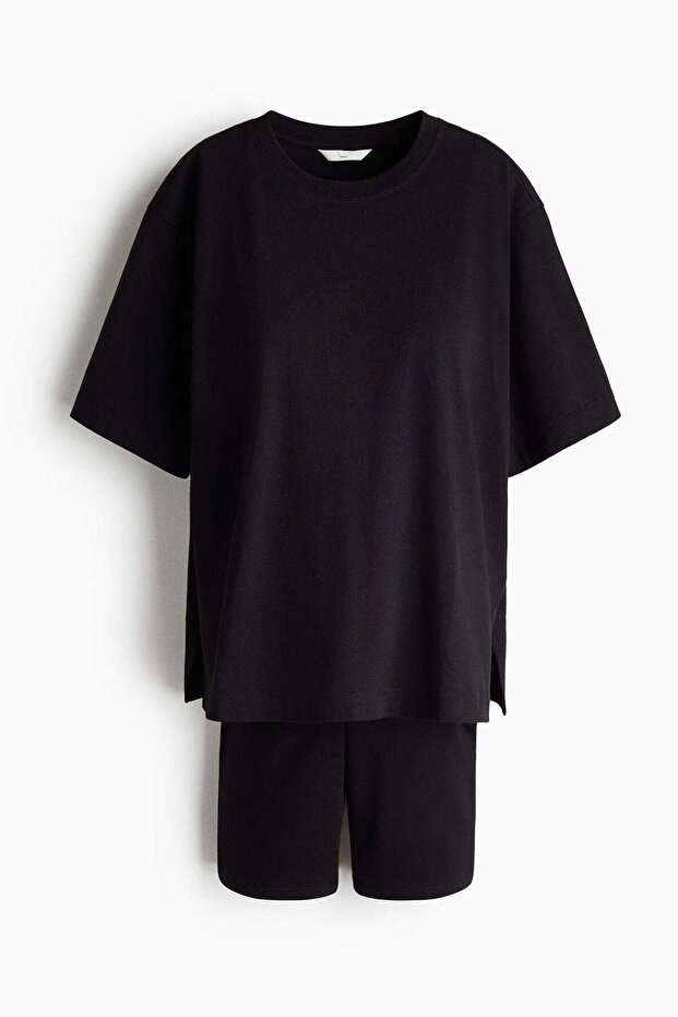 MAMA 2-piece cotton jersey set