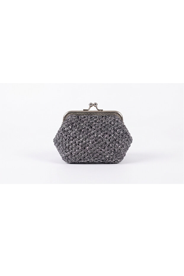 Handmade Daily Knitted Wallet Macrame Thread - 1