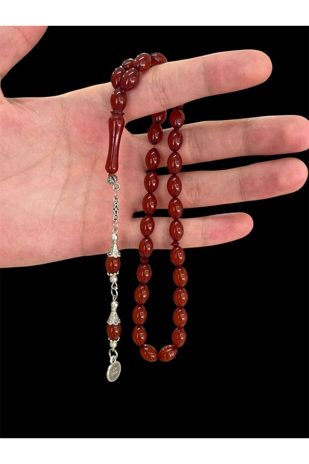 Zar Amber Prayer Beads Model