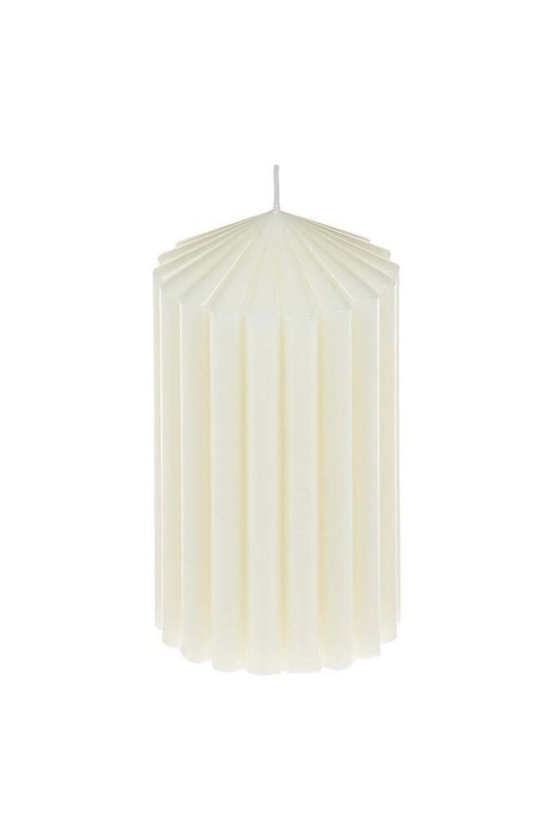 Lumanare Alba cu Model Ø7x13cm